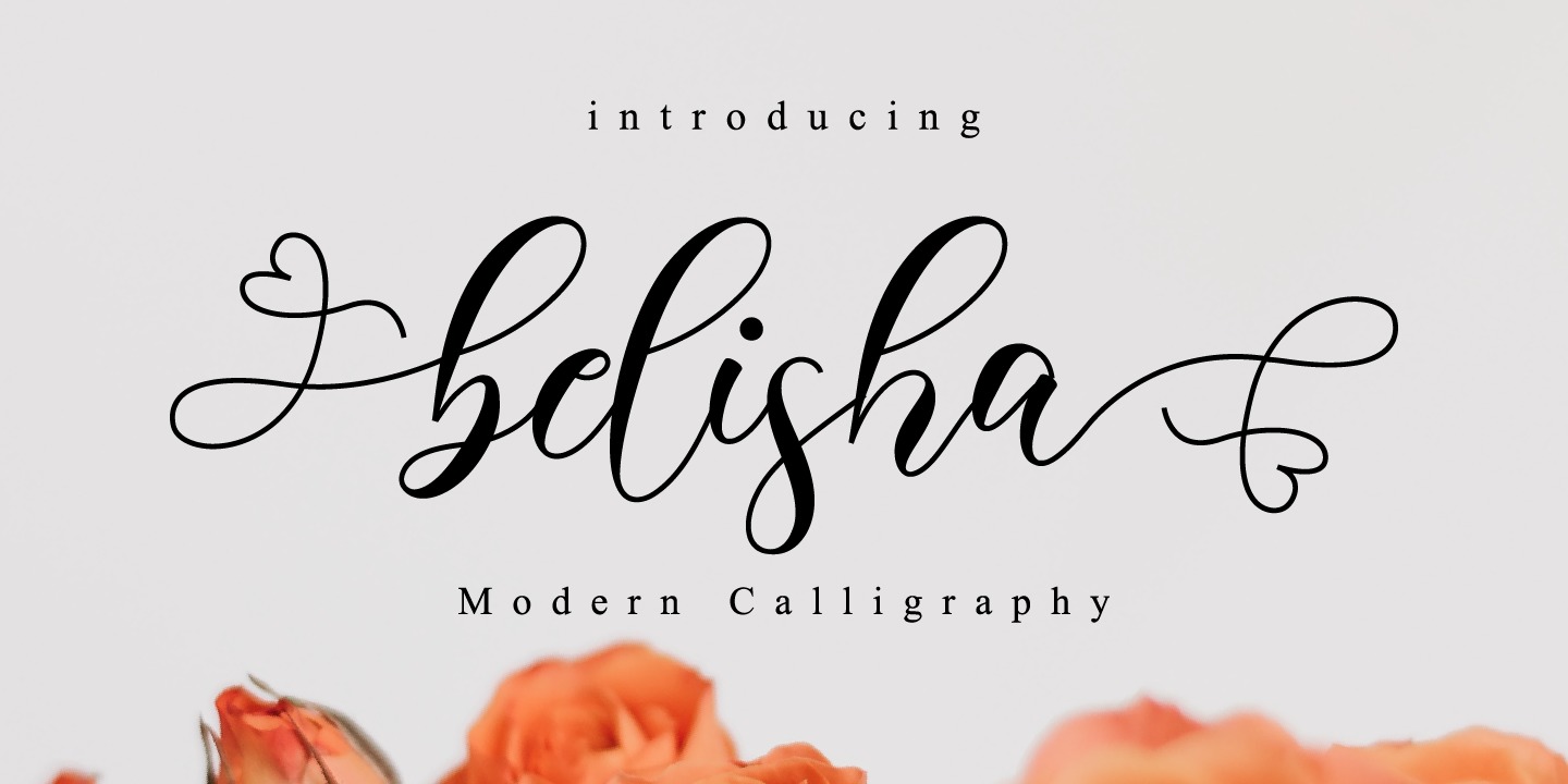 Example font Belisha #1